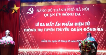 Ra mắt ấn phẩm điện tử 'Thông tin tuyên truyền quận Đống Đa'