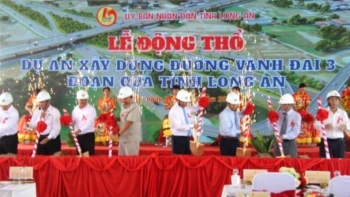 Long An động thổ dự án vành đai 3