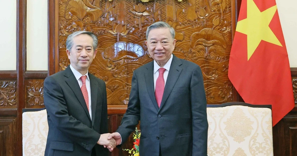 Chủ tịch nước Tô Lâm tiếp Đại sứ Trung Quốc Hùng Ba